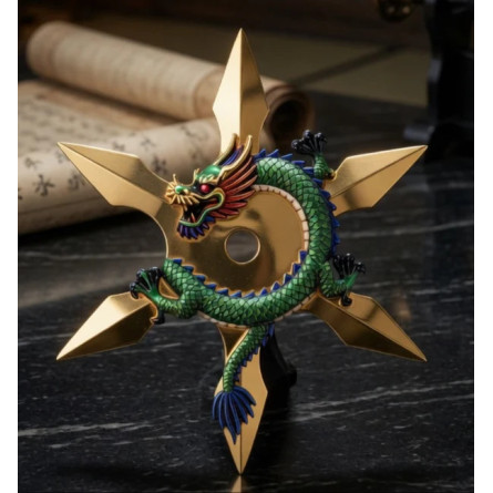 Miedziany Numizmat Imperial Dragon - Ninja Star - front