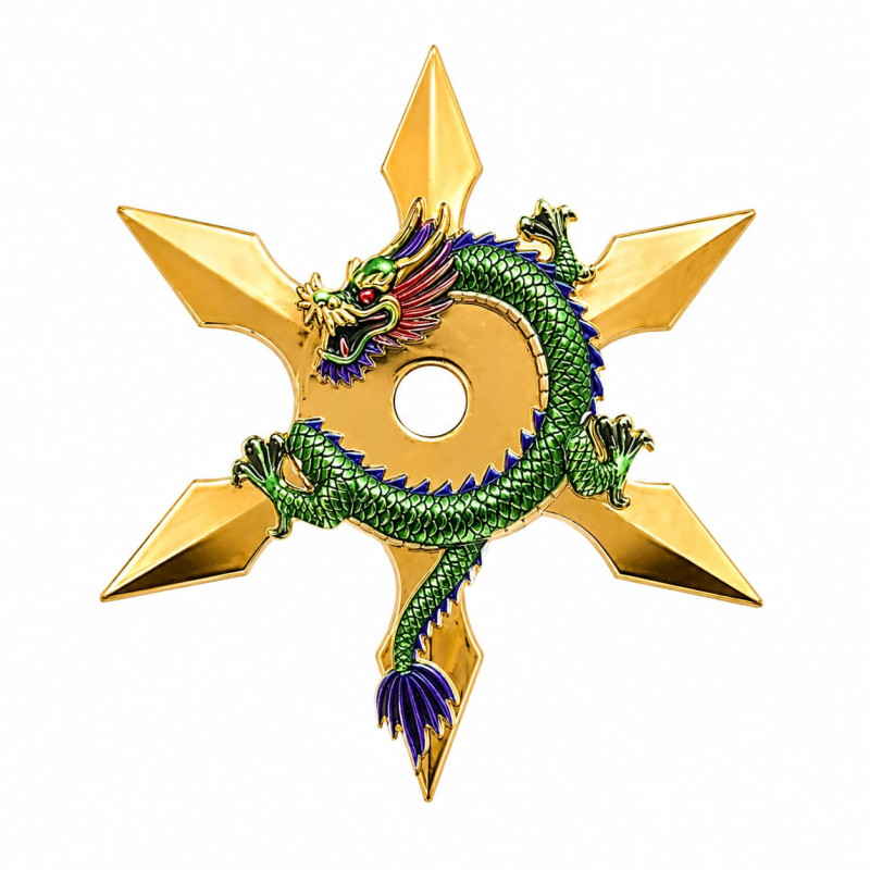 Miedziany Numizmat Imperial Dragon - Ninja Star - front