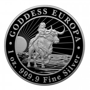 Goddess Europa 2022, 1 унція - рев.