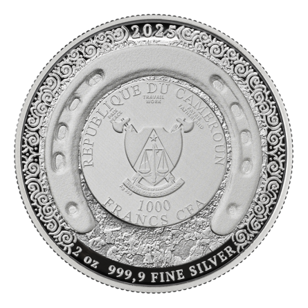 "Baptism of Fire" Silver Coin - The Witcher 2026 BU, 2 ounces - obverse