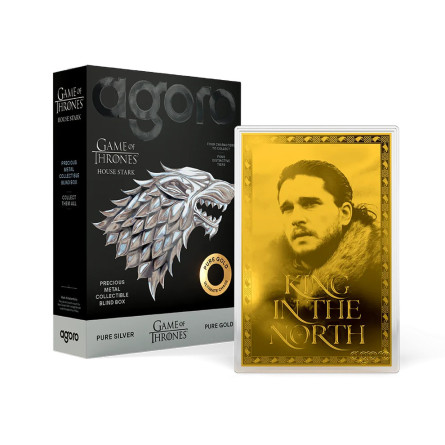 Game of Thrones – Das Haus Stark, Blind-Box-Banknote 2026, 5 g Vorderseite