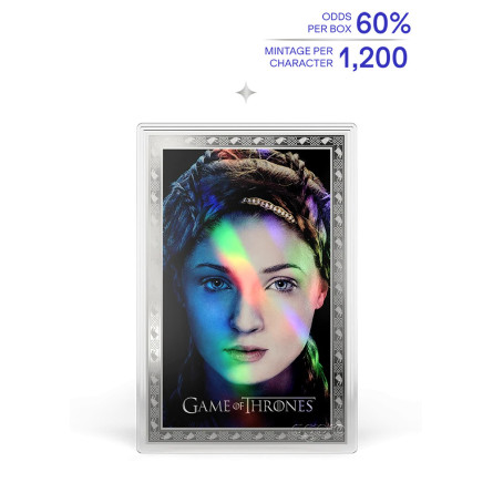 Game of Thrones - House Stark, Blind Box Banknote 2026, 5 g Game of Thrones - House Stark, Blind Box Banknote 2026, 5 g