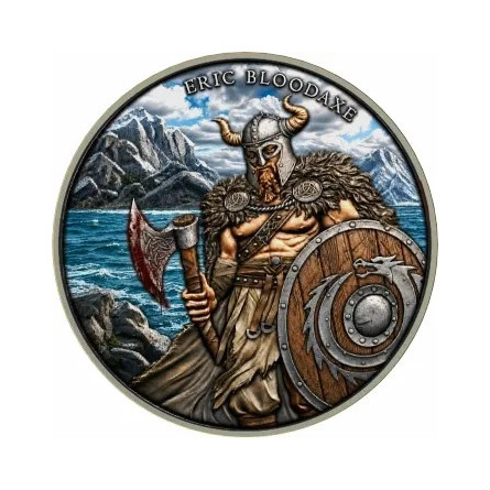 Срібна медаль «Legendary Warriors»: Ерік Блад-Акс, повнокольорова, 1 унція