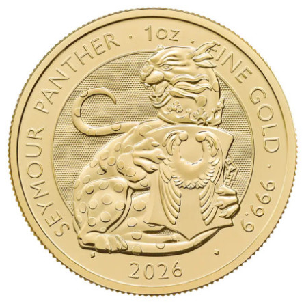 Goldmünze „Tudor Beasts – Seymour Panther“ 2026, 1 Unze