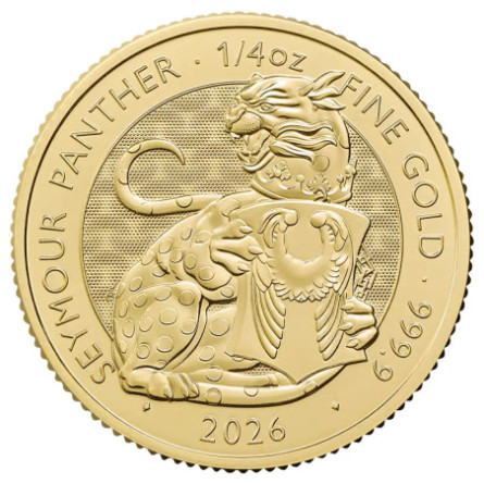 1/4 oz Tudor Beasts Seymour Panther Gold Coin | 2026