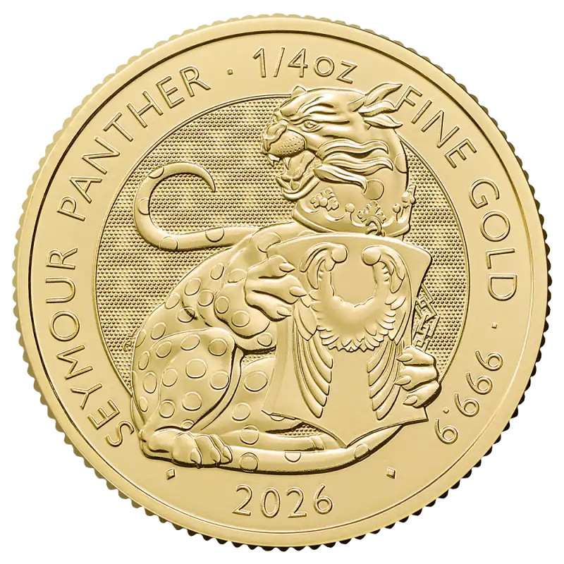 1/4 oz Tudor Beasts Seymour Panther Gold Coin | 2026