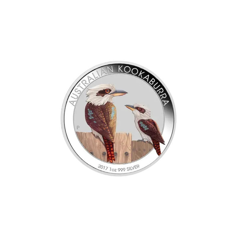 Srebrna Moneta Australian Kookaburra 2027 WMF, 1 uncja - rewers
