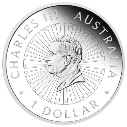 Great Southern Land 2026 Matrix Opal Silver Coin, 1 ounce - reverse side