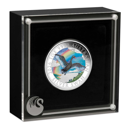 2026 ANDA Australian Swan Silver Coin, 1 ounce - Box 1 2026 ANDA Australian Swan Silver Coin, 1 ounce - Box 1