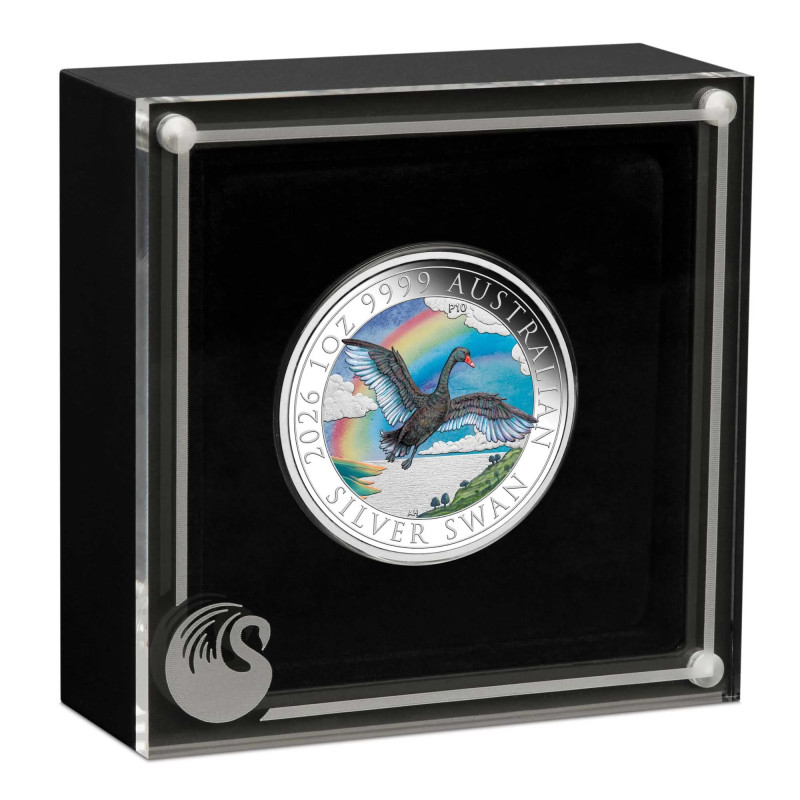 2026 ANDA Australian Swan Silver Coin, 1 ounce - Box 1 2026 ANDA Australian Swan Silver Coin, 1 ounce - Box 1