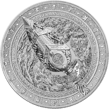 Artefacts Silver Coin: Gungnir 2026 BU, 1 ounce - reverse side