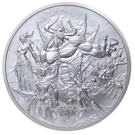 Diablo 30th Anniversary Silver Medal 2026 BU, 1 ounce Diablo 30th Anniversary Silver Medal 2026 BU, 1 ounce