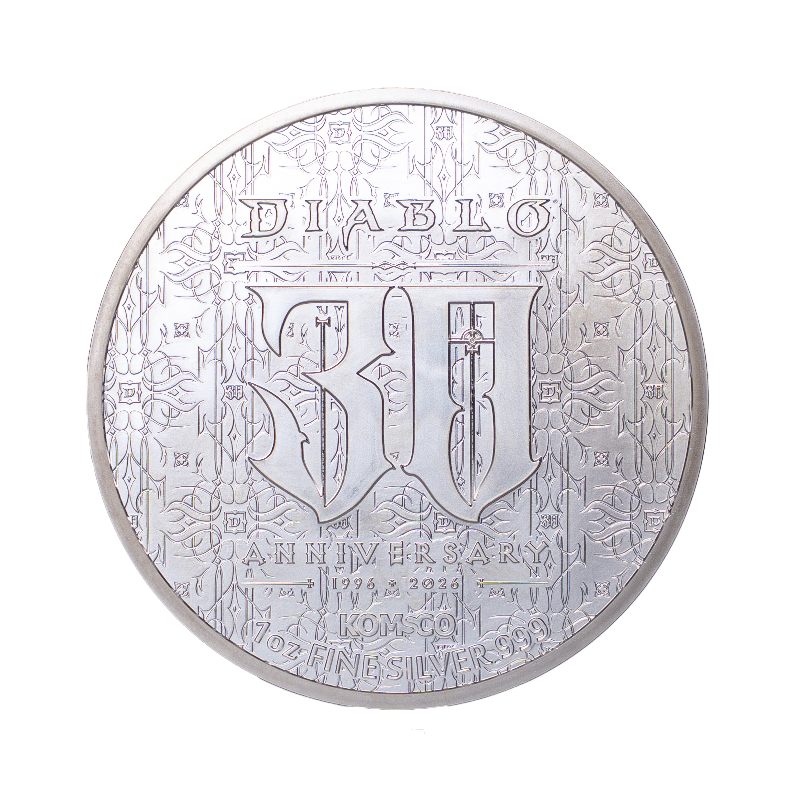 Silbermedaille „Diablo 30th Anniversary“ 2026 BU, 1 Unze Silbermedaille „Diablo 30th Anniversary“ 2026 BU, 1 Unze
