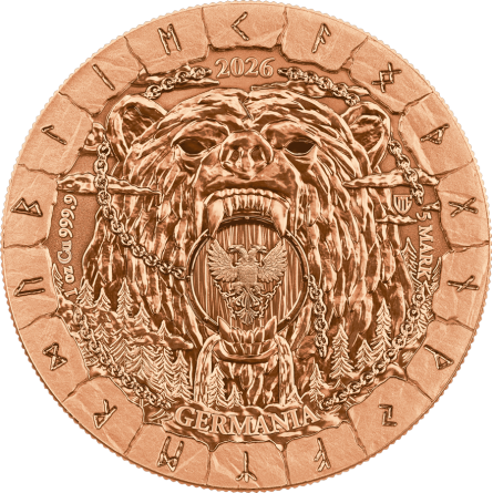 Мідна монета «Сага про Бьодвара»: Loss 2026 BU, 1 унція — 1