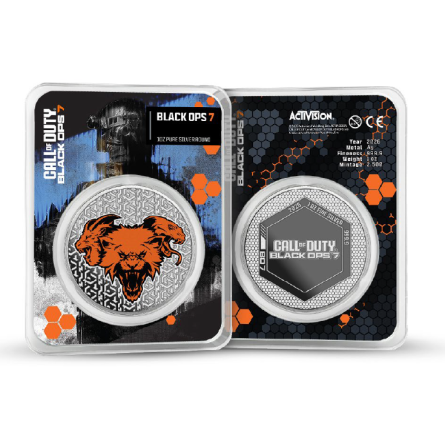 Call of Duty Black Ops 7 TEP Silver Medal, 1 ounce - 1