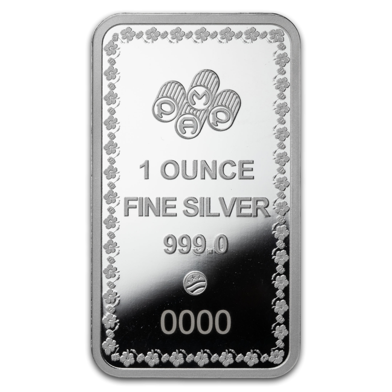 Lady Fortuna PAMP 1-Ounce Silver Bar - Bar 2 Lady Fortuna PAMP 1-Ounce Silver Bar - Bar 2