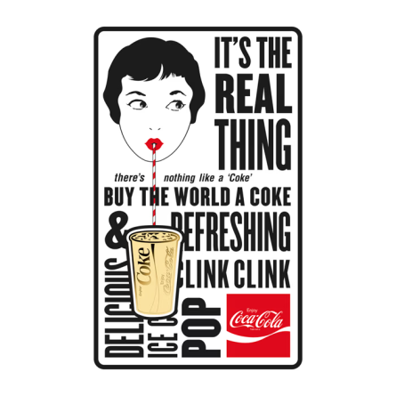 Gold Bar in a Coca-Cola Pop-Art Mug card, 1/1000 ounce - card front