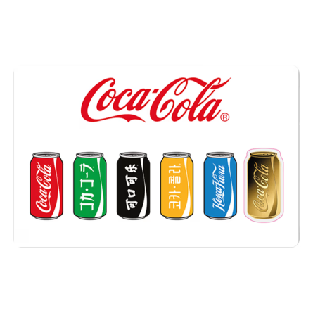 Gold Bar in a Coca-Cola Can Card, 1/1000 ounce - card front