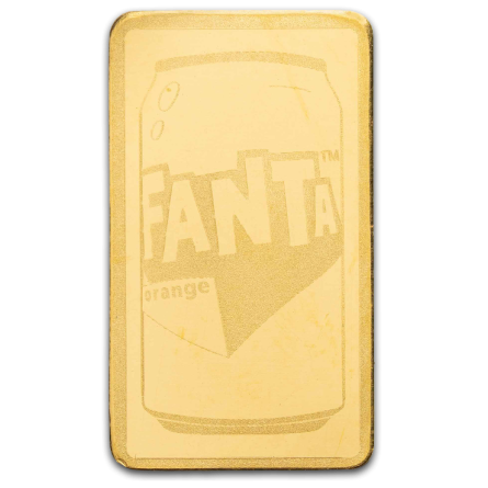 Золотий зливок PAMP Fanta, 1 грам — аверс 1 Золотий зливок PAMP Fanta, 1 грам — аверс 1
