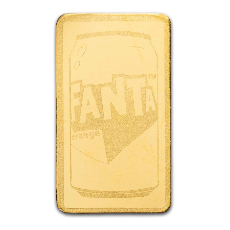 Золотий зливок PAMP Fanta, 1 грам — аверс 1 Золотий зливок PAMP Fanta, 1 грам — аверс 1