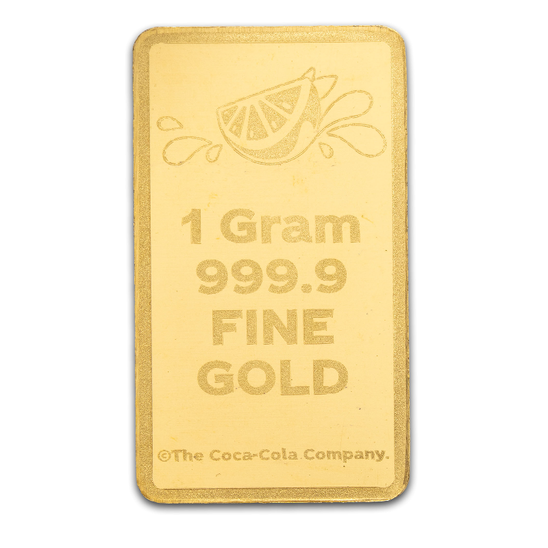 Złota Sztabka PAMP Fanta, 1 gram - back 2