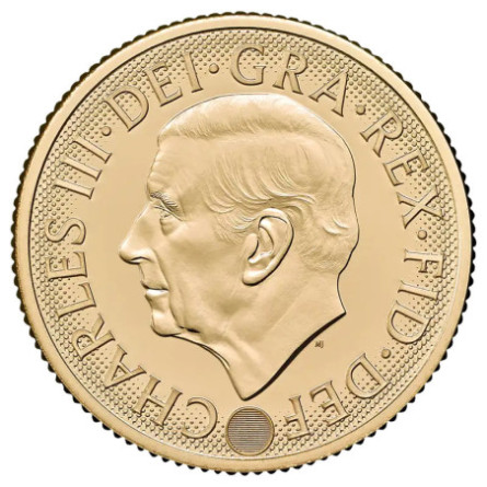 Złota Moneta Suweren Karol III 2027
