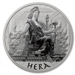 Hera 2022 срібло BU, реверс 1 унція
