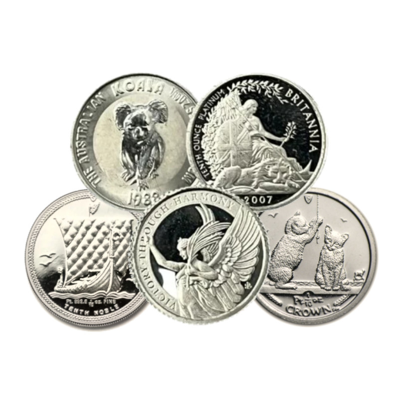 Random Platinum Coin, 1/10 ounce Random Platinum Coin, 1/10 ounce