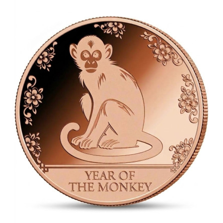 Kupfermünze „Year of the Monkey“, 1 Unze
