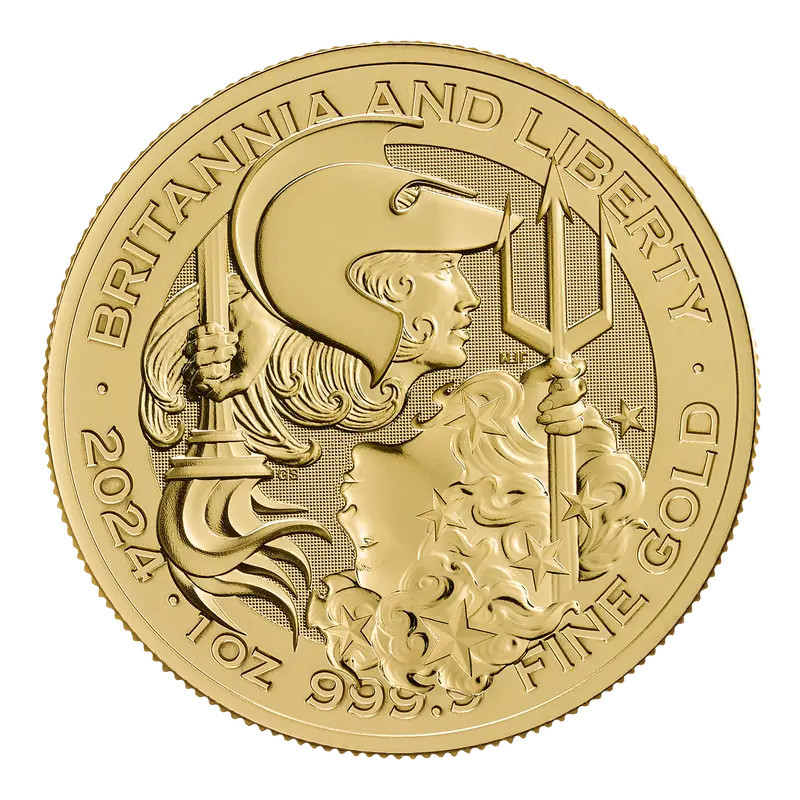 Złota Moneta Britannia and Liberty 2024, 1 uncja
