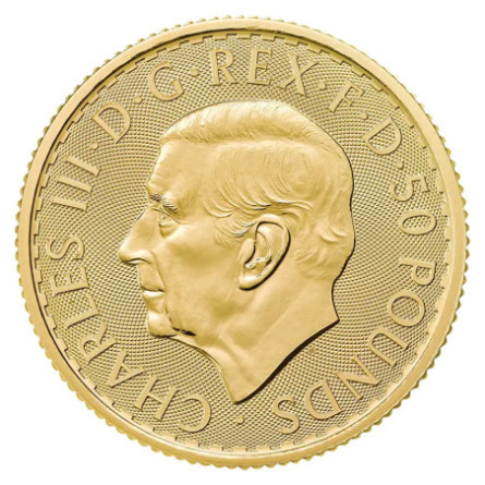 Złota Moneta Britannia 2027, 1/2 uncji