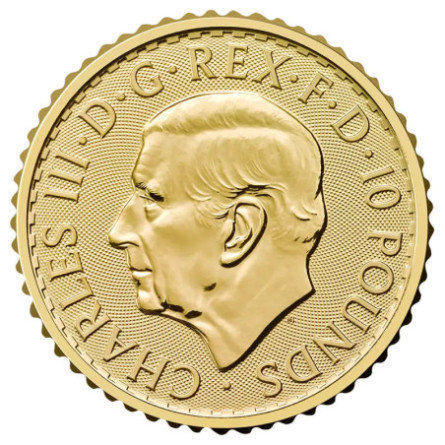 Britannia-Goldmünze 2027, 1/10 Unze