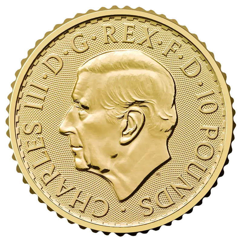 Britannia-Goldmünze 2027, 1/10 Unze