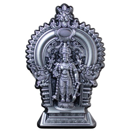 Silbermünze „Vishnu Stacker“, 2 Unzen – Vorderseite Silbermünze „Vishnu Stacker“, 2 Unzen – Vorderseite