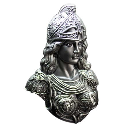 Samoa Silver Coin, Athena 2026, 2 ounces - obverse Samoa Silver Coin, Athena 2026, 2 ounces - obverse