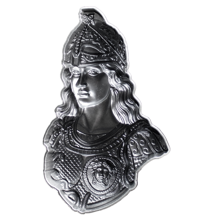 Samoa Silver Coin, Athena 2026, 2 ounces - reverse Samoa Silver Coin, Athena 2026, 2 ounces - reverse