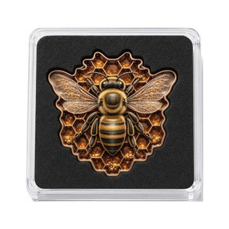 Мідна медаль «Honey Queen», 1 унція — кап Мідна медаль «Honey Queen», 1 унція — кап