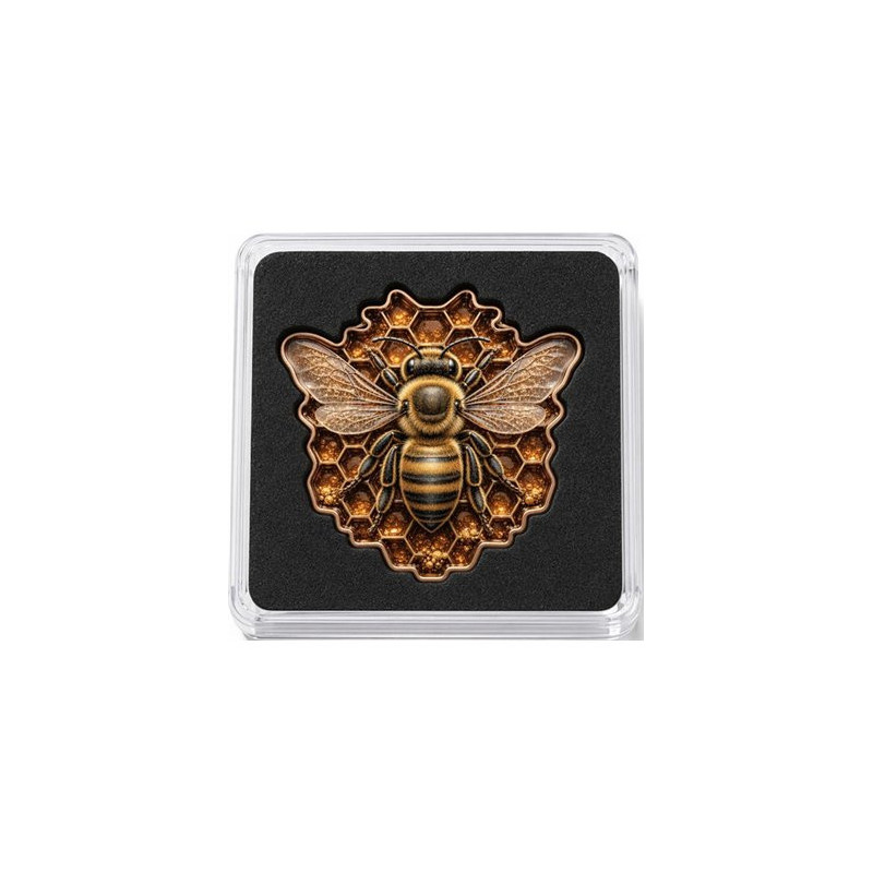 Honey Queen-Kupfermünze, 1 Unze – Kappe Honey Queen-Kupfermünze, 1 Unze – Kappe