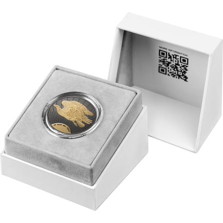 Srebrna Moneta United Crypto States: Double Eagle 2026. 1 uncja - box 1 Srebrna Moneta United Crypto States: Double Eagle 2026. 1 uncja - box 1