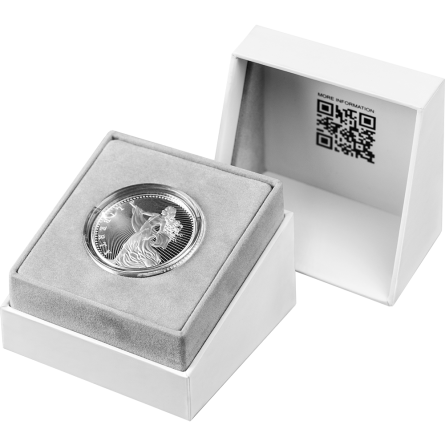 Silbermünze „United Crypto States: Liberty 2026“, 1/2 Unze – Box 1 Silbermünze „United Crypto States: Liberty 2026“, 1/2 Unze – Box 1