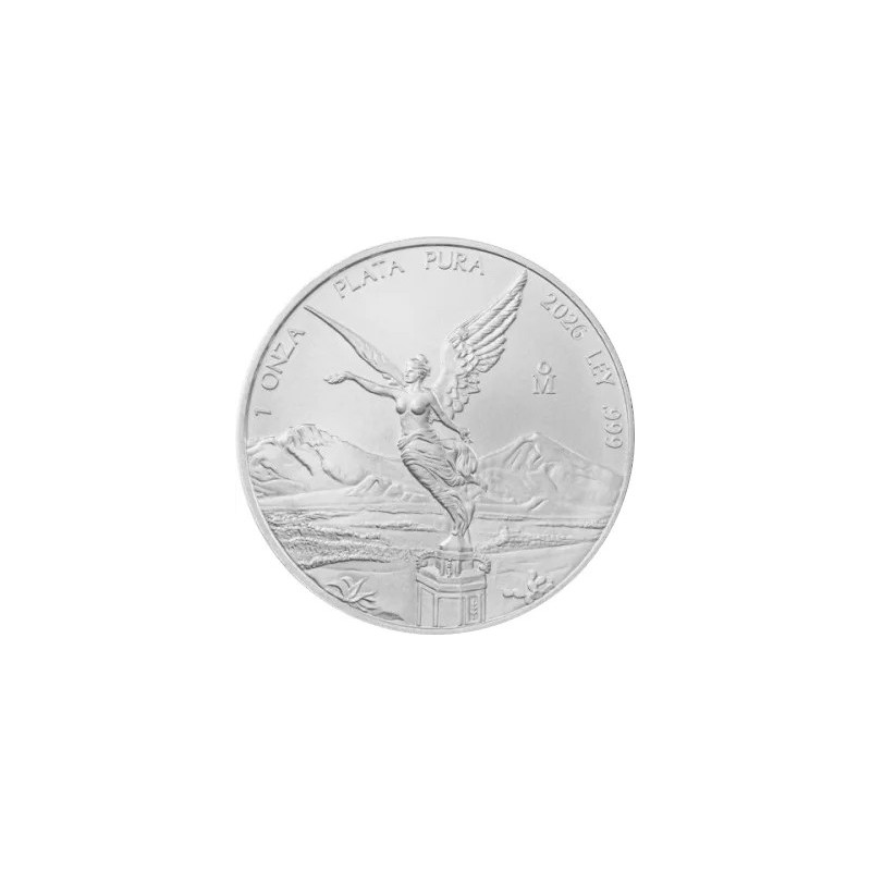 Silbermünze „Mexico Libertad“ 2026, 1 Unze – Rückseite Silbermünze „Mexico Libertad“ 2026, 1 Unze – Rückseite