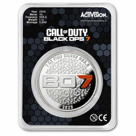 Call of Duty Black Ops 7 TEP Silver Medal, 1 ounce