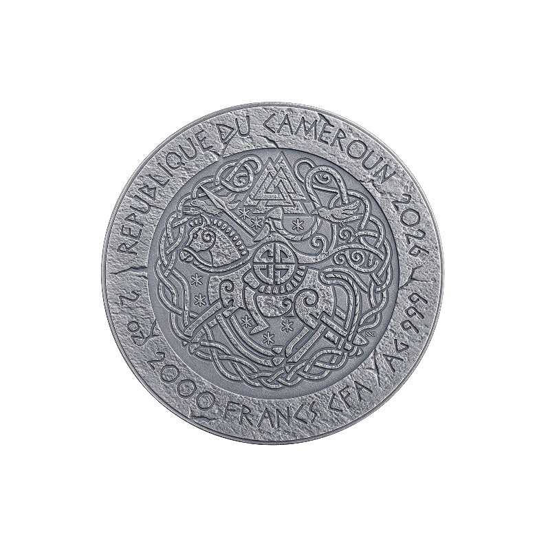 "The Way to Valhalla: Lagertha 2026" Silver Coin, 2 ounces - obverse
