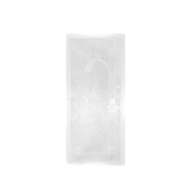 Srebrny Banknot Silverback Olympus: Hera, 1/1000 uncji - back