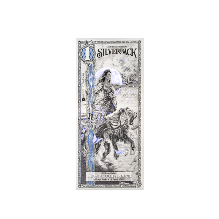 Silverback Olympus Silver Banknote: Hera, 1/1000 ounce - front Silverback Olympus Silver Banknote: Hera, 1/1000 ounce - front