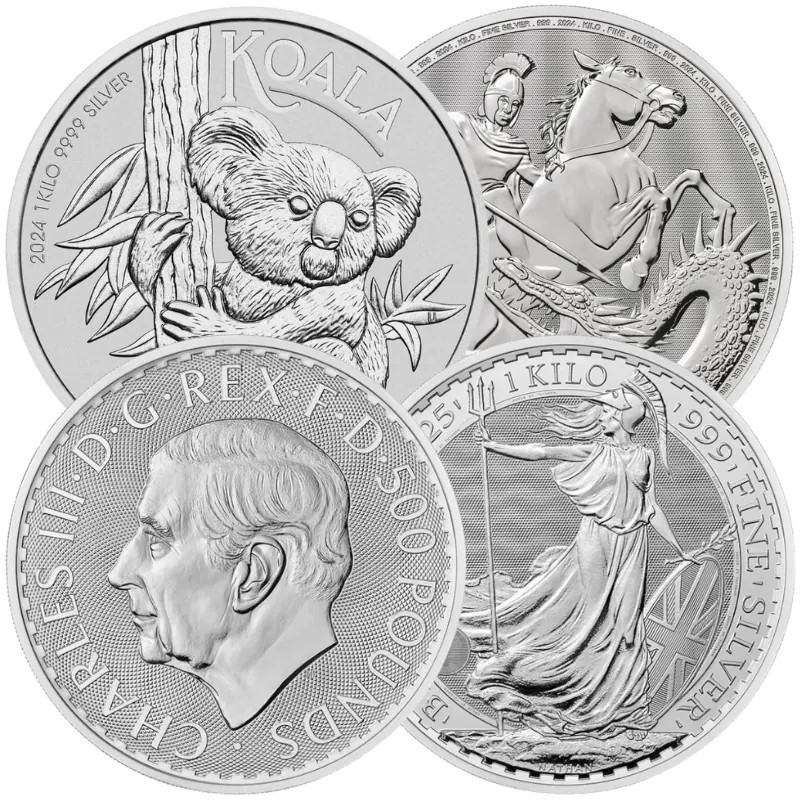 1 kg Silver Bullion Coin (Random) 1 kg Silver Bullion Coin (Random)