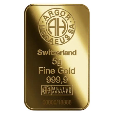 5g Gold Bar | Argor-Heraeus | Year Of The Goat | 2027