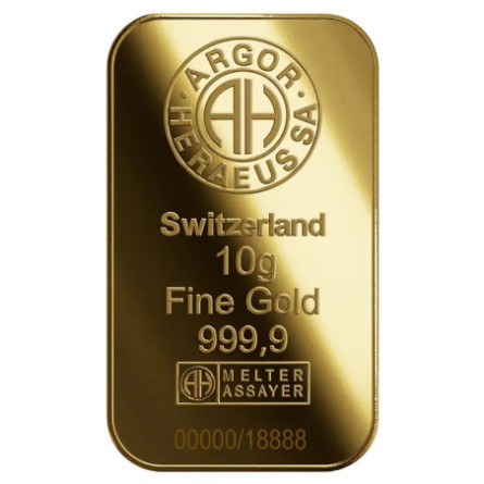 Złota Sztabka Year Of The Goat Argor-Heraeus 2027, 10g