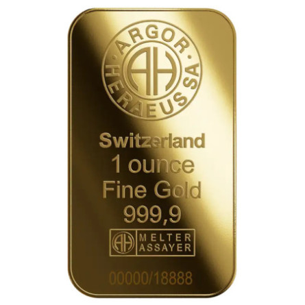 Złota Sztabka Year Of The Goat Argor-Heraeus 2027, 1oz