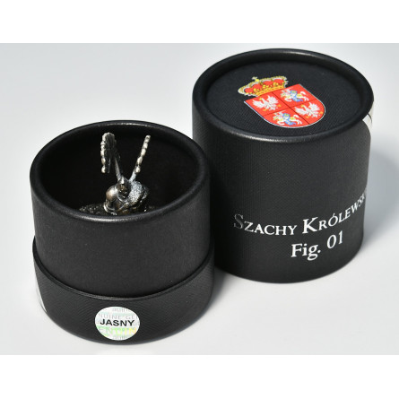 Silver Chess Set: Hussar Figure 1, 1 ounce - Box 4 Silver Chess Set: Hussar Figure 1, 1 ounce - Box 4